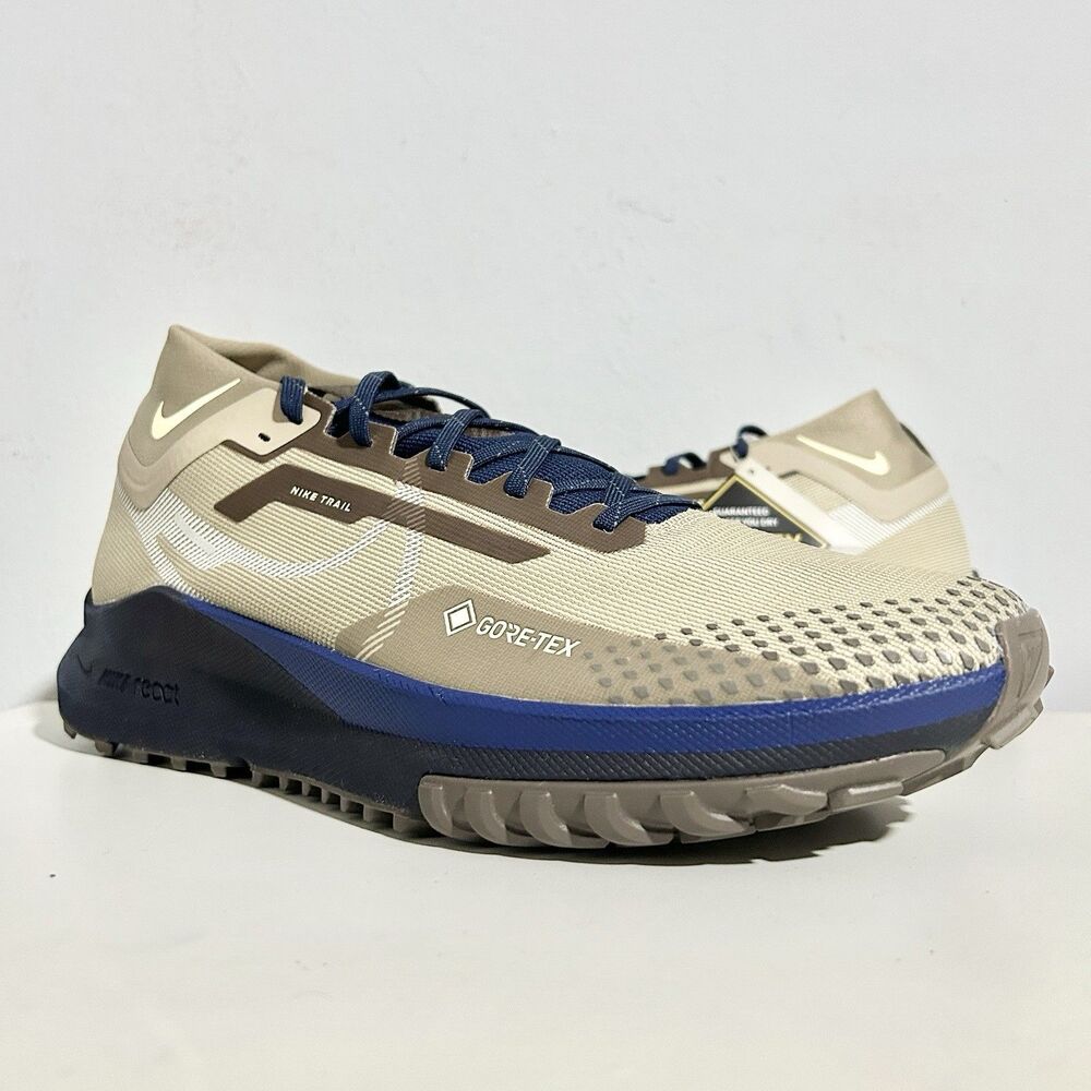 Nike React Pegasus Trail 4 GTX “Khaki” Mens Size 13 Light Bone Running Shoes
